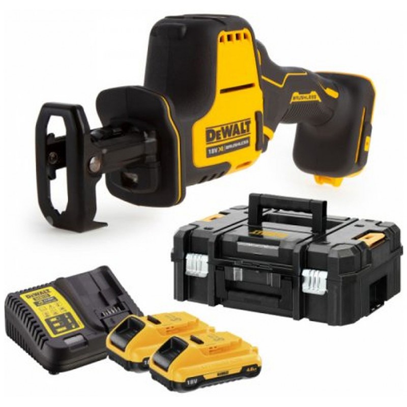 DeWALT DCS369M2 Aku mečová pila XR (18V/2x4,0Ah) kufr Tstak DeWALT DCS369M2 Aku mečová pila XR (18V/2x4,0Ah) kufr Tstak